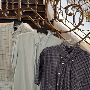 Bundle of 3 men’s Shirts short sleeves size s Large Calvin Klein ST. JOHN’s Bay